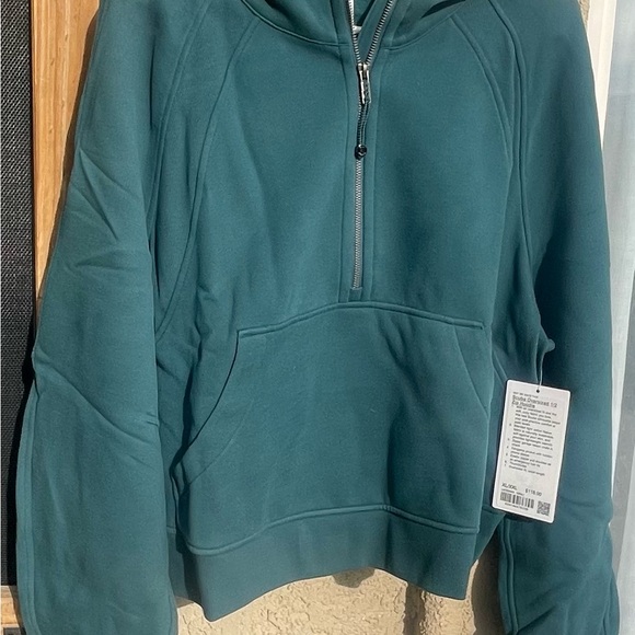 lululemon athletica Deep Green Half-Zip Hoodie - Picture 1 of 2